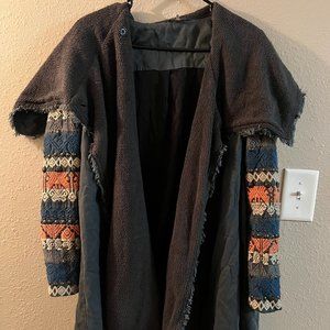 Free People Shawl Collar Coat